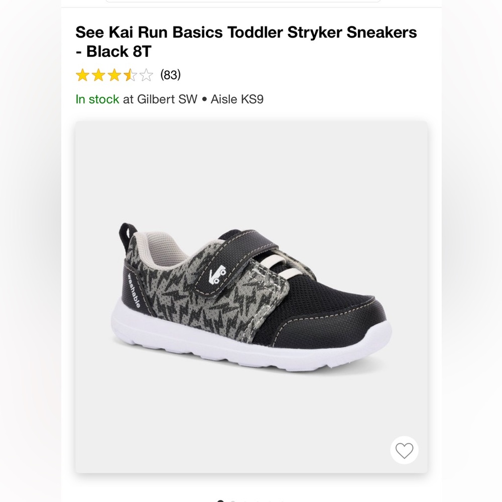 See Kai Run toddler shoes size 5